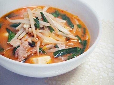 チゲ風味噌スープ